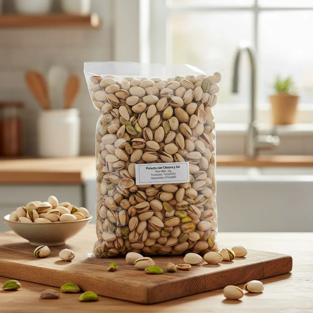Pistache con Cáscara y Sal.