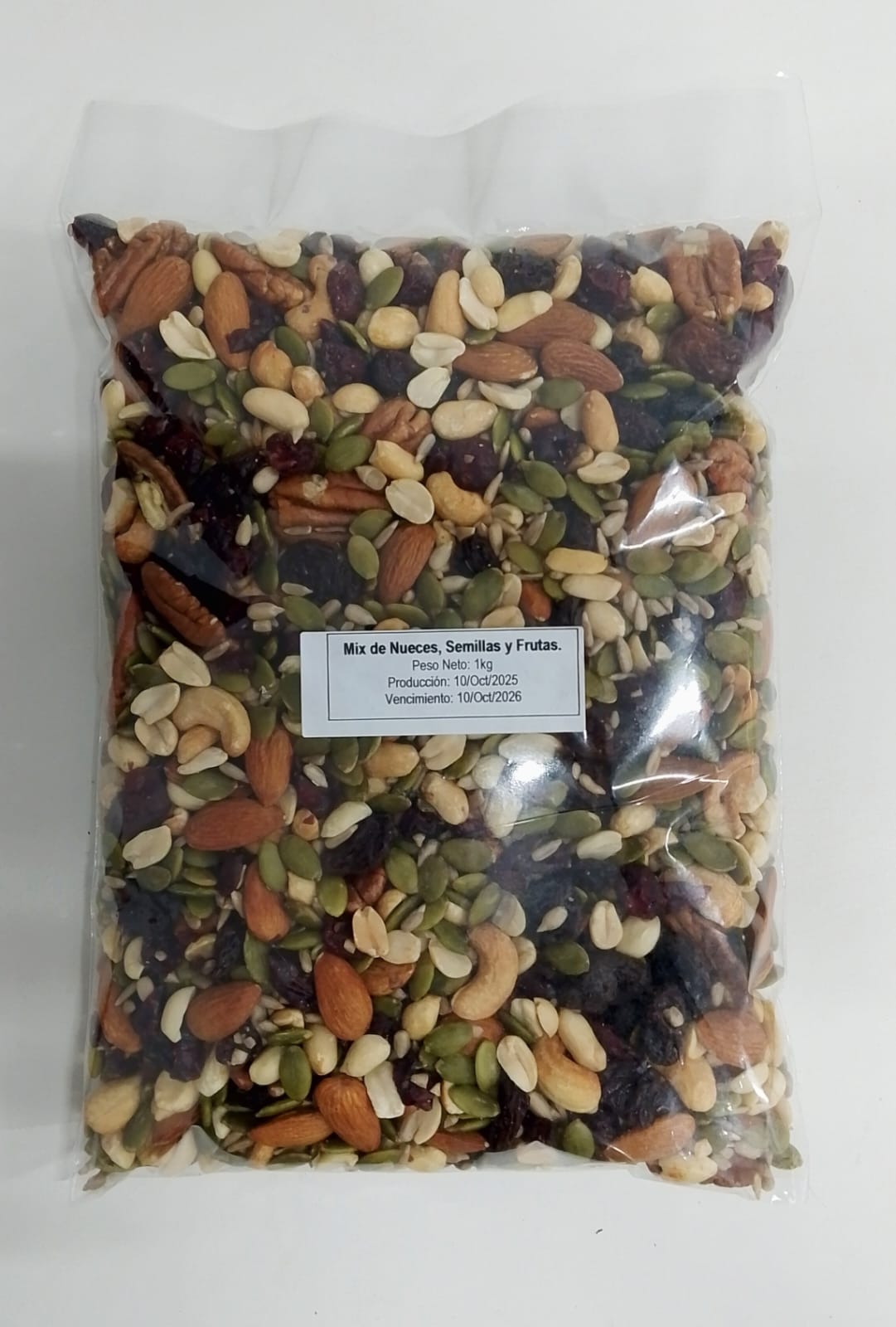 Mix de Nueces, Semillas y Frutos Secos 1 kg.