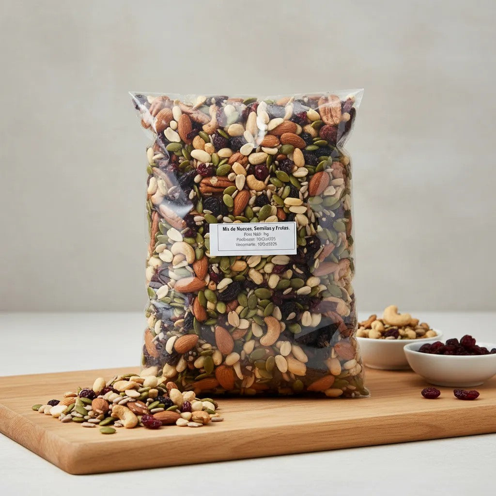 Mix de Nueces, Semillas y Frutos Secos 1 kg.