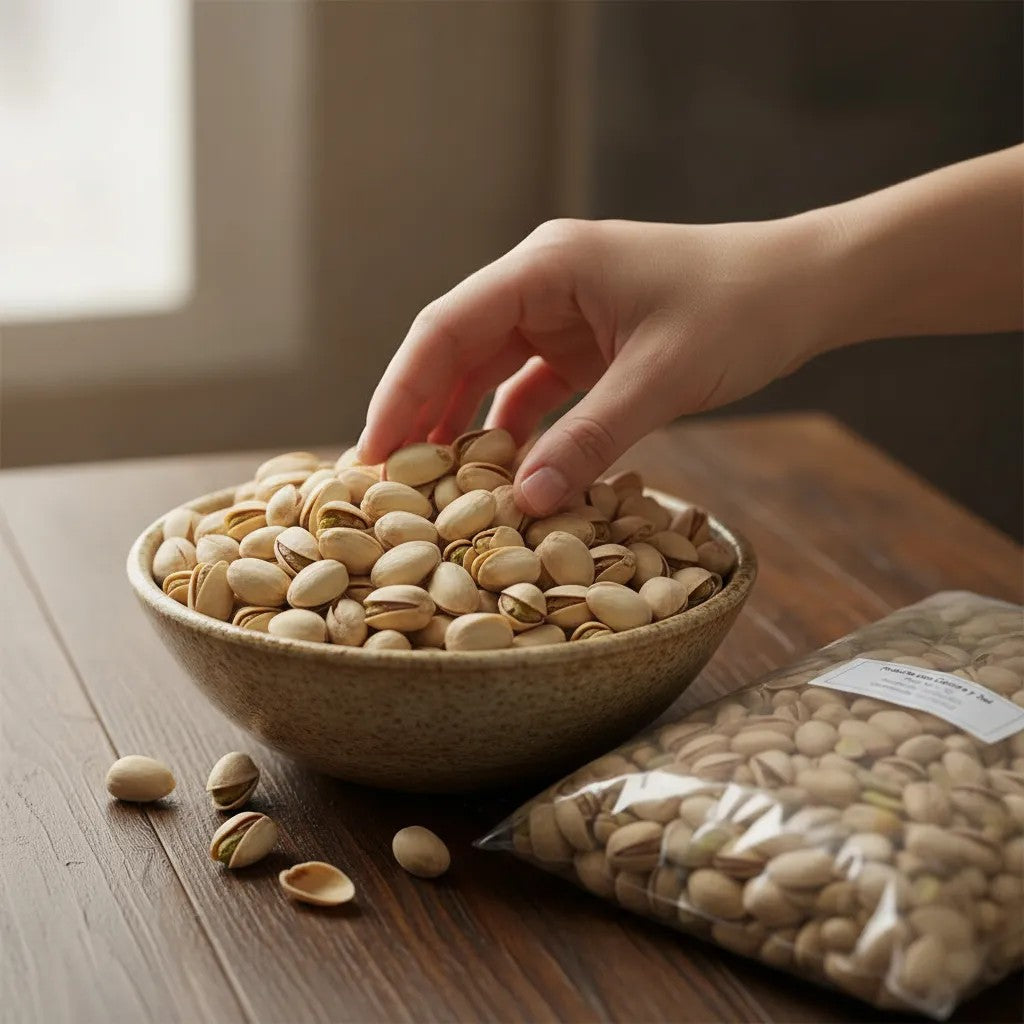 Pistache con Cáscara y Sal.